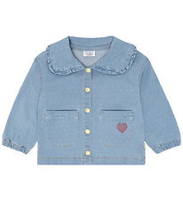 Hust and Claire Skjorte - HCEly Dotty - Blue Denim