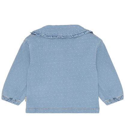 Hust and Claire Skjorte - HCEly Dotty - Blue Denim