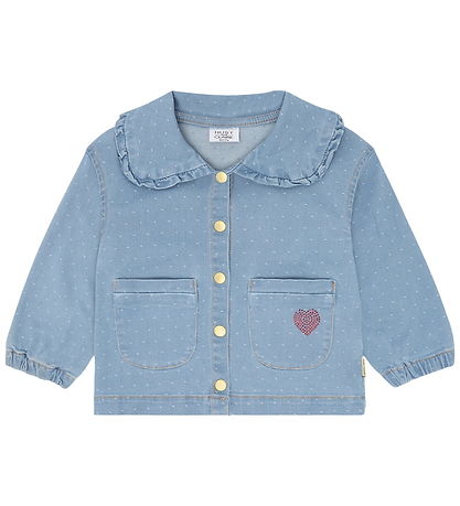 Hust and Claire Skjorte - HCEly Dotty - Blue Denim
