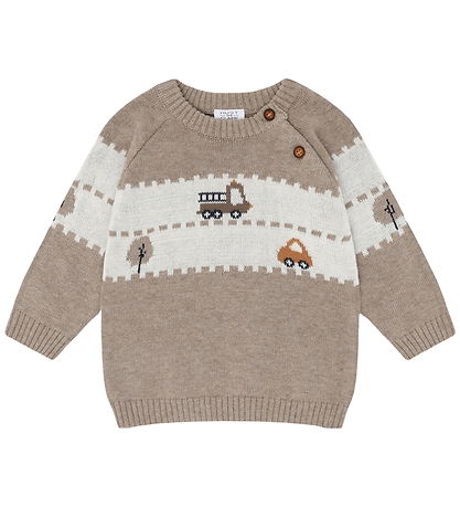 Hust and Claire Bluse - HCPilou - Strik - Sand Melange