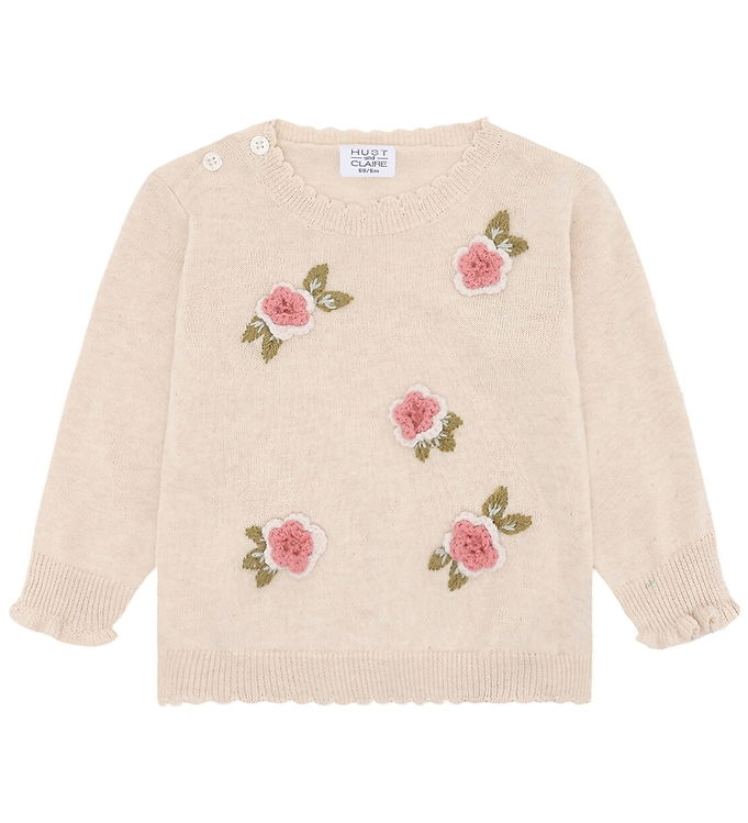 Hust and Claire Bluse - HCPusle Garden - Strik - Whisper Melange
