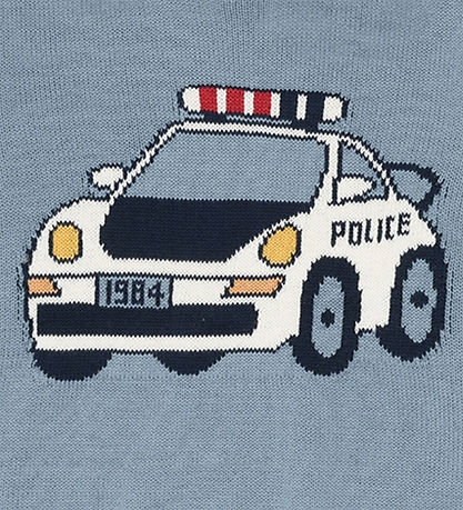 Hust and Claire Bluse - HCPelle - Strik - Policecar - Light Blue