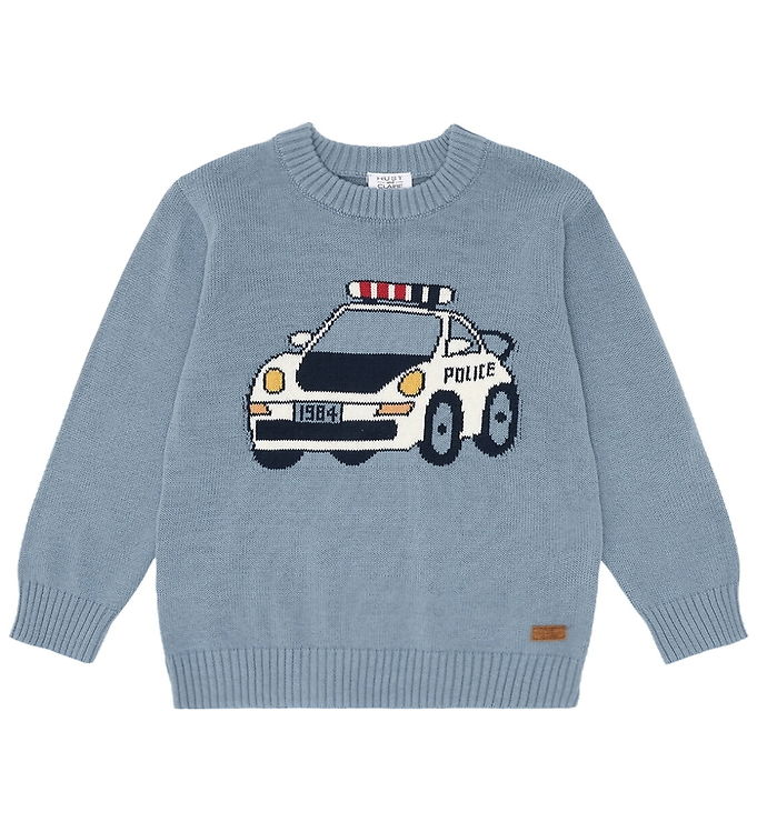 Hust and Claire Bluse - HCPelle - Strik - Policecar - Light Blue