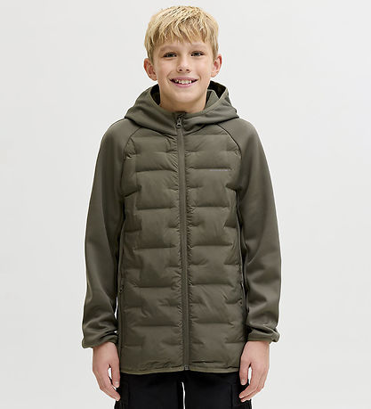 Jack & Jones Dynejakke - JjPerfect - Hybrid - Noos - Dusty Olive
