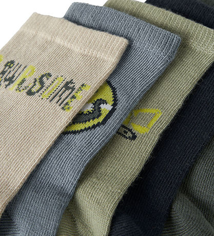 Name It Strømper - NmmVagn - 5-pak - Pumice Stone