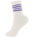 Name It Socks - Rib - NkfSille -Cloud Dancer/Lavender