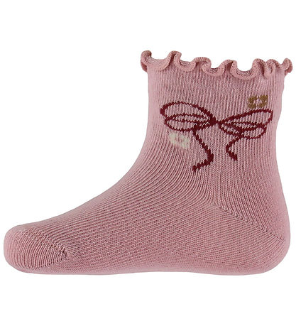 Name It Strømper - NbfTillie - 2-pak - Lavender Grey/Dawn Pink