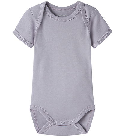 Name It Bodyer k/æ - Noos - NbfBody - 3-pak - Lilac Marble/W/Jet