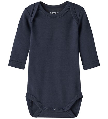 Name It Bodyer l/æ - Noos - NbmBody - 3-pak - Grey Melange/W/Cas