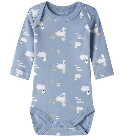 Name It Bodyer l/æ - Noos - NbfBody - 3-pak - Endless Sky/W/Ball