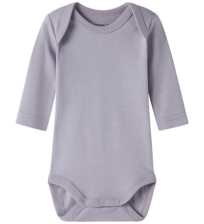 Name It Bodyer l/æ - Noos - NbfBody - 3-pak - Lilac Marble/W/Jet
