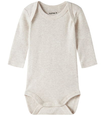Name It Bodyer l/æ - Noos - NbmBody - 3-pak - Shadow/W/Aluminum