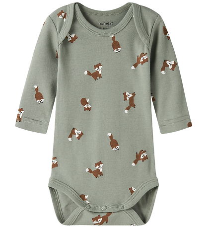 Name It Bodyer l/æ - Noos - NbmBody - 3-pak - Shadow/W/Aluminum