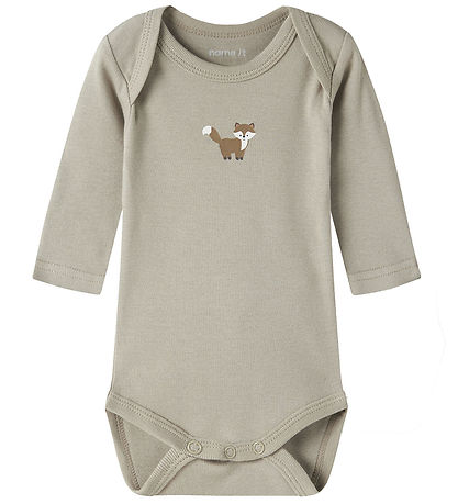 Name It Bodyer l/æ - Noos - NbmBody - 3-pak - Shadow/W/Aluminum