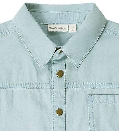 That's Mine Skjorte K/Æ - Noos - Silas - Blue Mist