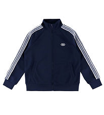 Grunt Cardigan - GrCarlos - Navy m. Hvid