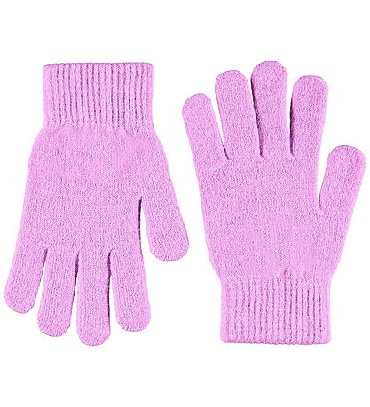 Molo Handsker - Strik  Kiddy - 2-pak - Purple Ray