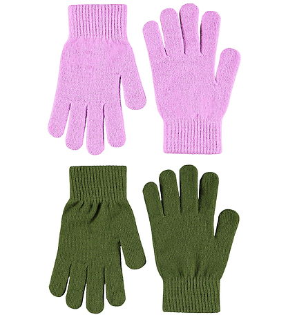 Molo Handsker - Strik  Kiddy - 2-pak - Purple Ray