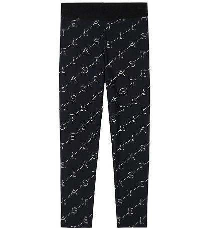 Stella McCartney Kids Leggings - Sort m. Hvid