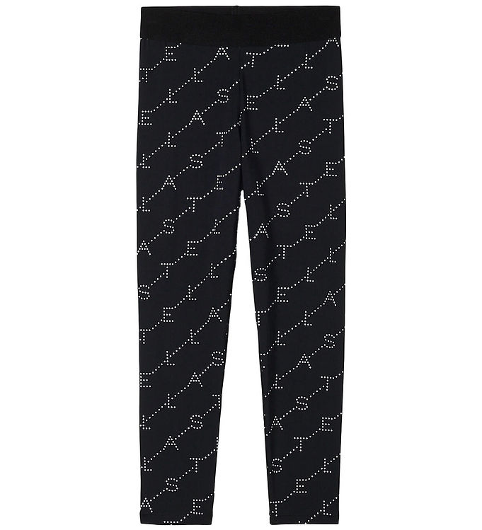 Stella McCartney Kids Leggings - Sort m. Hvid