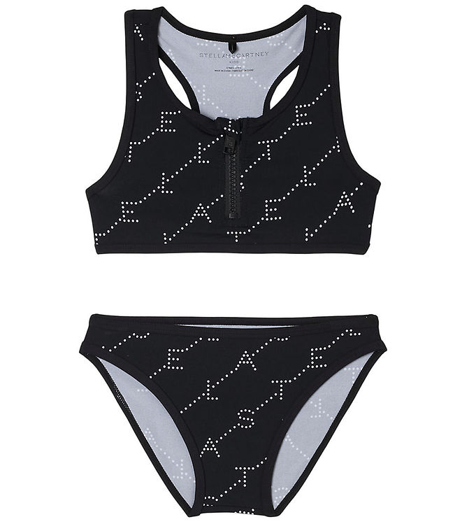 Stella McCartney Kids Bikini - UV50+ - Sort m. Hvid