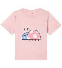 Stella McCartney Kids T-Shirt - Rose av. Coccinelle