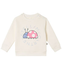 Stella McCartney Sweatshirt - Ivory w. Ladybird