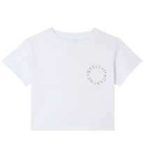Stella McCartney T-Shirt - Blanc av. Logo
