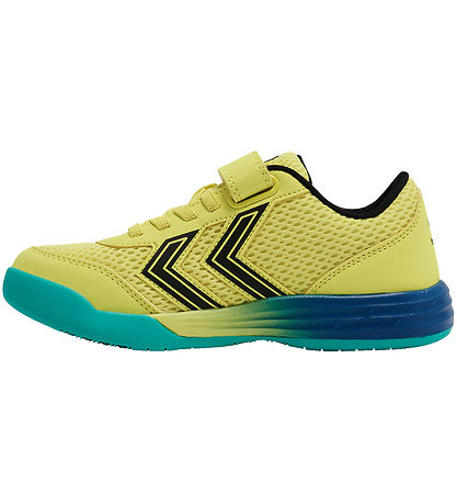 Hummel Indendørssko - Multiplay Flex VC JR - Limeade/Anthracite