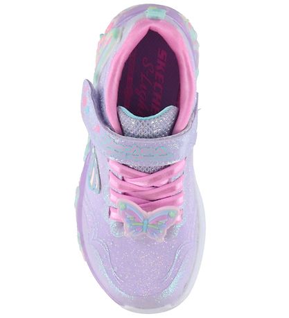 Skechers Sko - Butterfly Bliss - Lavender/Multi