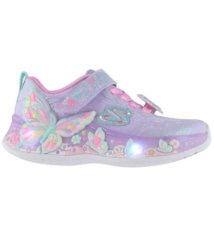 Skechers Sko - Butterfly Bliss - Lavender/Multi
