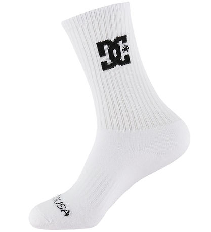 DC Shoes Strømper - Crew 3-pak - Sort/Hvid/Grå