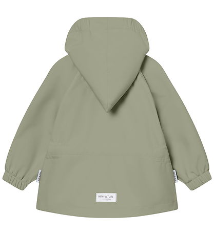 Mini A Ture Softshelljakke m. Fleece - MatWai - Tea Green