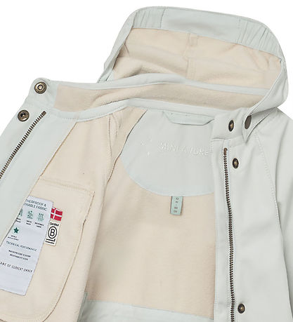 Mini A Tura Softshelljakke m. Fleece - MatWai - Frosted Mint