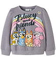 Name It Sweatshirt - NmfJenney - Bluey - Lavender Gray/ Melange