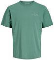 Jack & Jones T-shirt - JjCollege - Mineral Blue