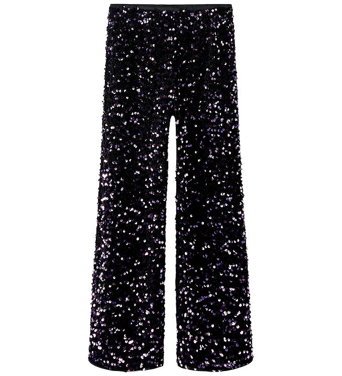 Name It Bukser - NkfPrunica - Purple Corallites m. Palietter