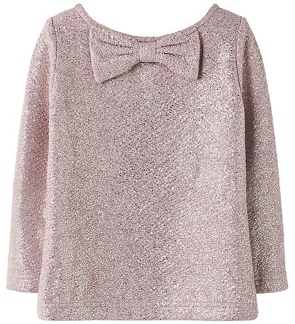 Name It Bluse - NmfDitsa - Mauve Mist m. Glimmer