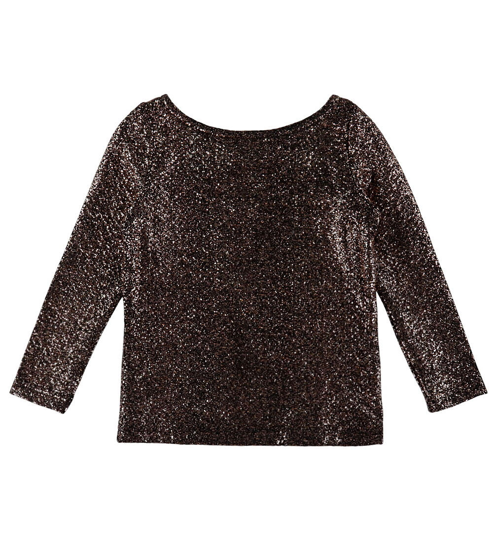 Name It Bluse - NmfDitsa - Schwarz m. Glitzer - Name It - 5 Jahre (110) - Blusen