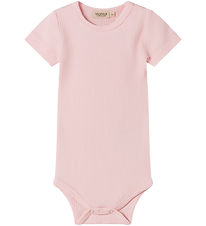 MarMar Bodysuit s/s - Rib - Cotton/Modal - Rose Touch