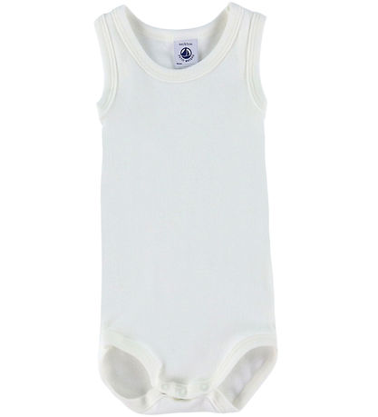 Petit Bateau Body u/æ - 3-pak - Hvid/Blå