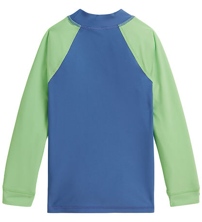 Polo Ralph Lauren Badebluse - UV50+ - Bai Blue/Lime