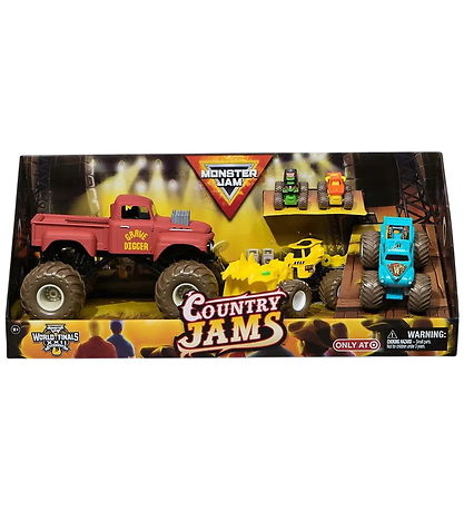 Monster Jam Biler - 5-pak - Multi Scale Country Jams