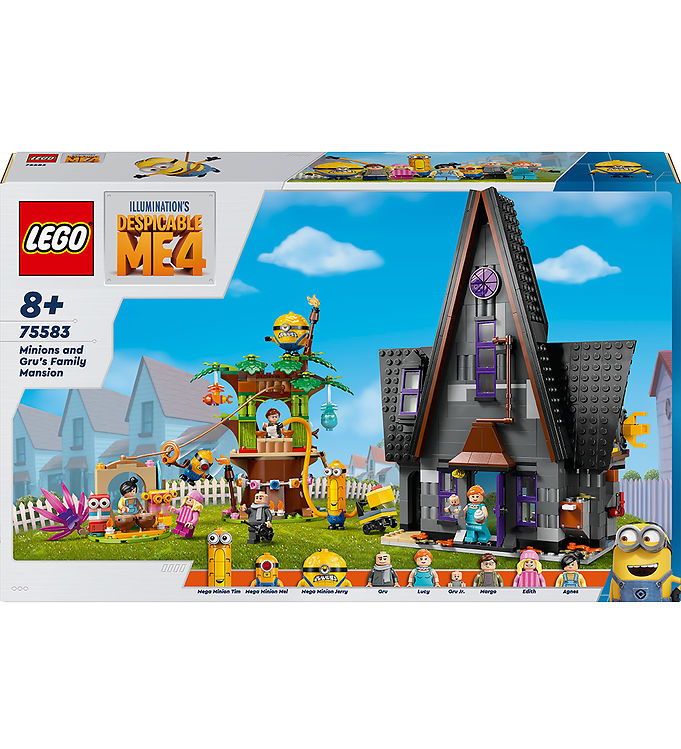 LEGO ® Minions - Minions og Grus Familiepalæ 75583 - 868 Dele