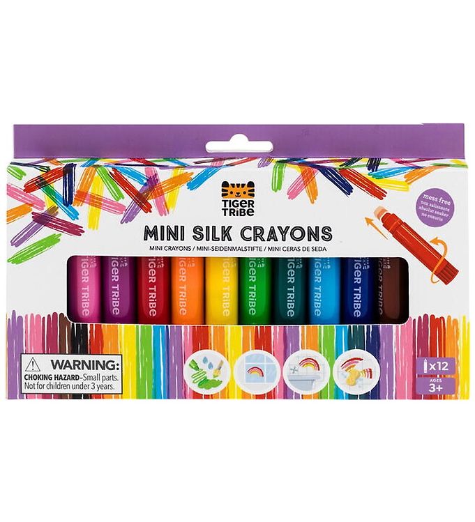 Tiger Tribe Farvesæt - 12 stk - Crayons