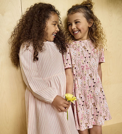 Minymo Kjole - Silver Pink