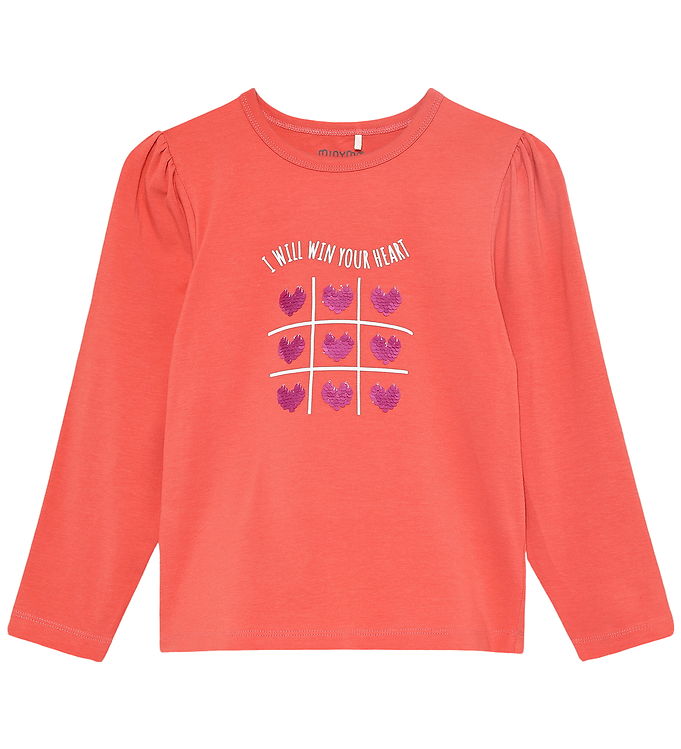 Minymo Bluse - Spiced Coral