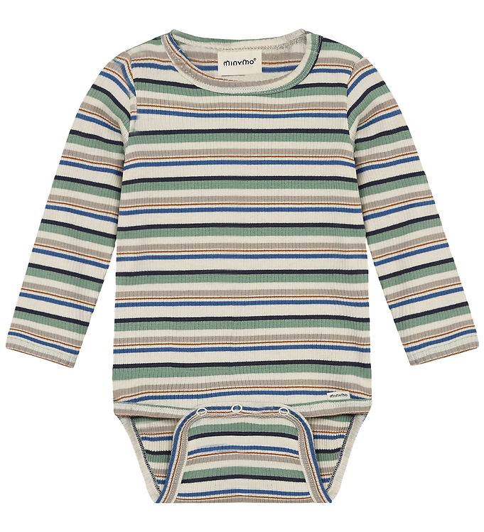 Minymo Body l/æ - Rib - Lily Pad billede
