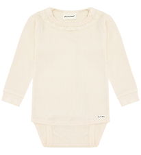 Minymo Body l/æ - Rib - White Swan