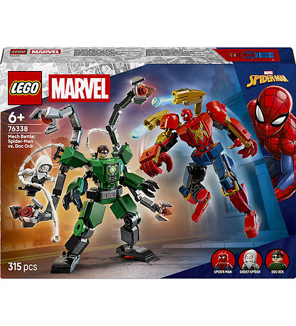 LEGO® Marvel - Mech-kamp: Spider-Man Mod Doc Ock 76338 - 315 Del